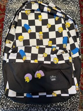 Vans The Simpsons backpack with Patty and Selma enamel pins